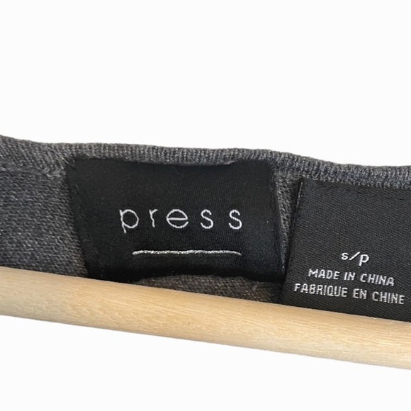 Press Sz.S striped modal cardigan Lagenlook cottagecore cozycore chic timeless - Picture 8 of 10